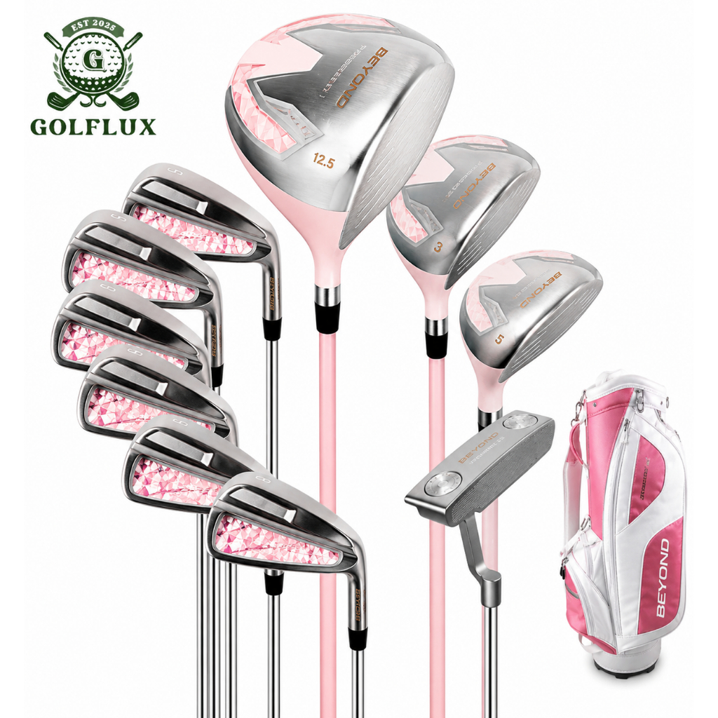 POSSOT Sakura Pink Gen 3 Golf Club Set Wanita 9 Stick Lengkap + Tas Golf | Iron 5-9 | Ladies Golf Cl