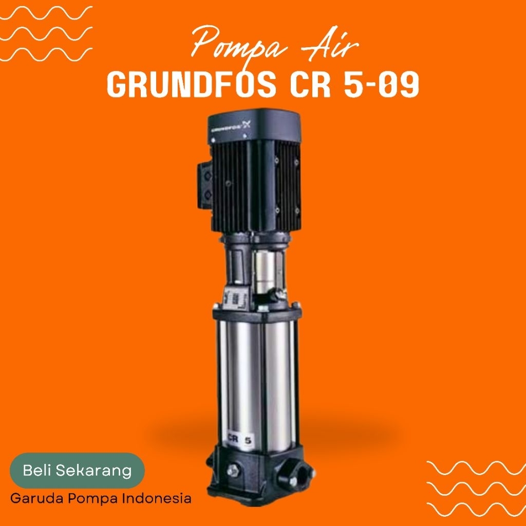 Grundfos Cr 5-09 Pompa Air Vertical Multistage