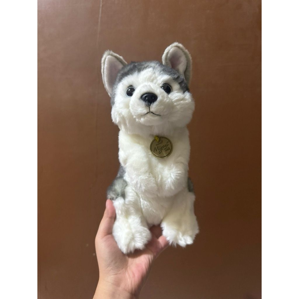 Boneka Karakter Husky Berdiri size 25cm Original / Boneka Karakter Anjing Husky / Boneka Siberian Hu
