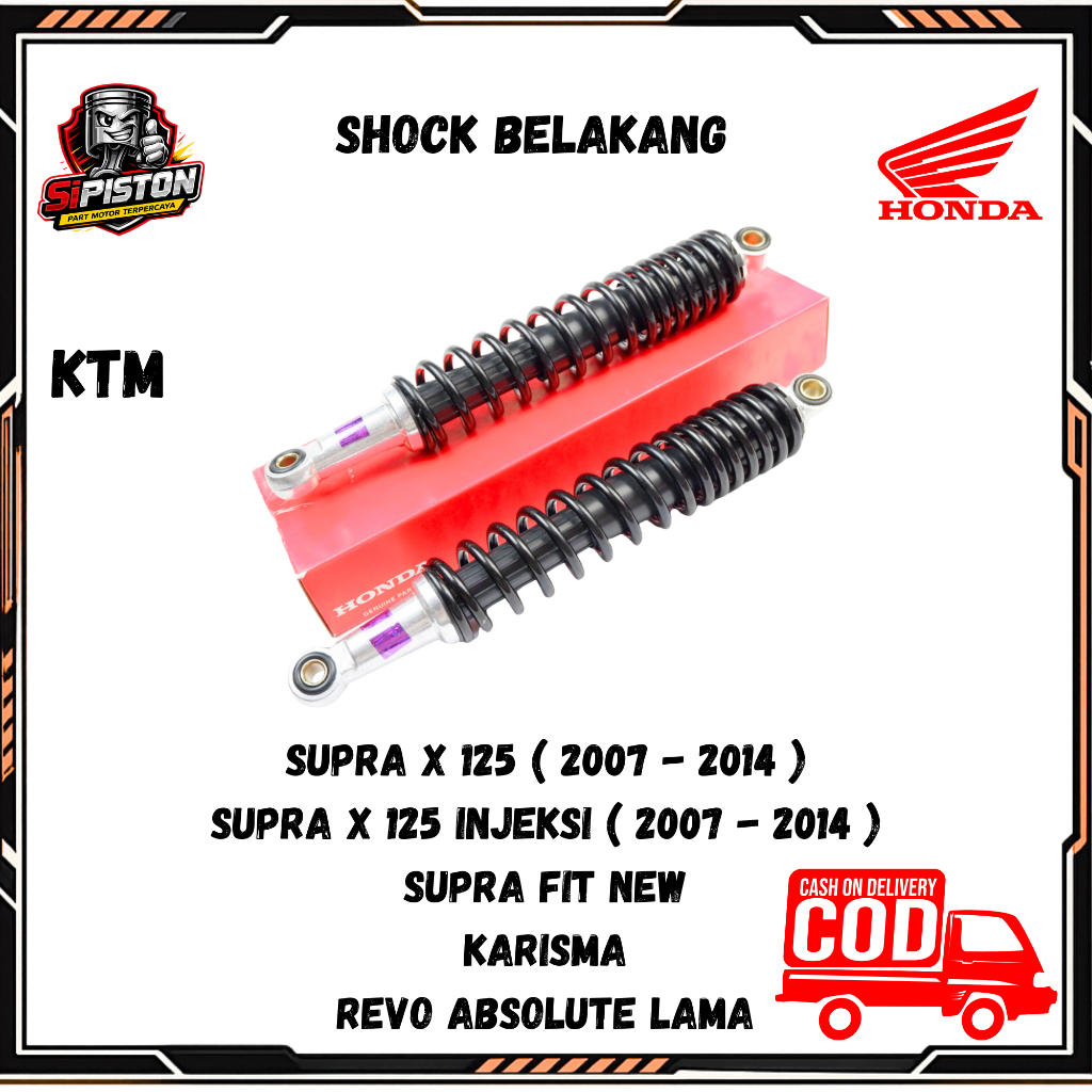 shock belakang supra x 125 KTM ORIGINAL