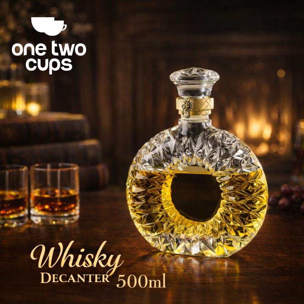 Botol Whisky Decanter Glass Bottle Liquor Scotch 500m