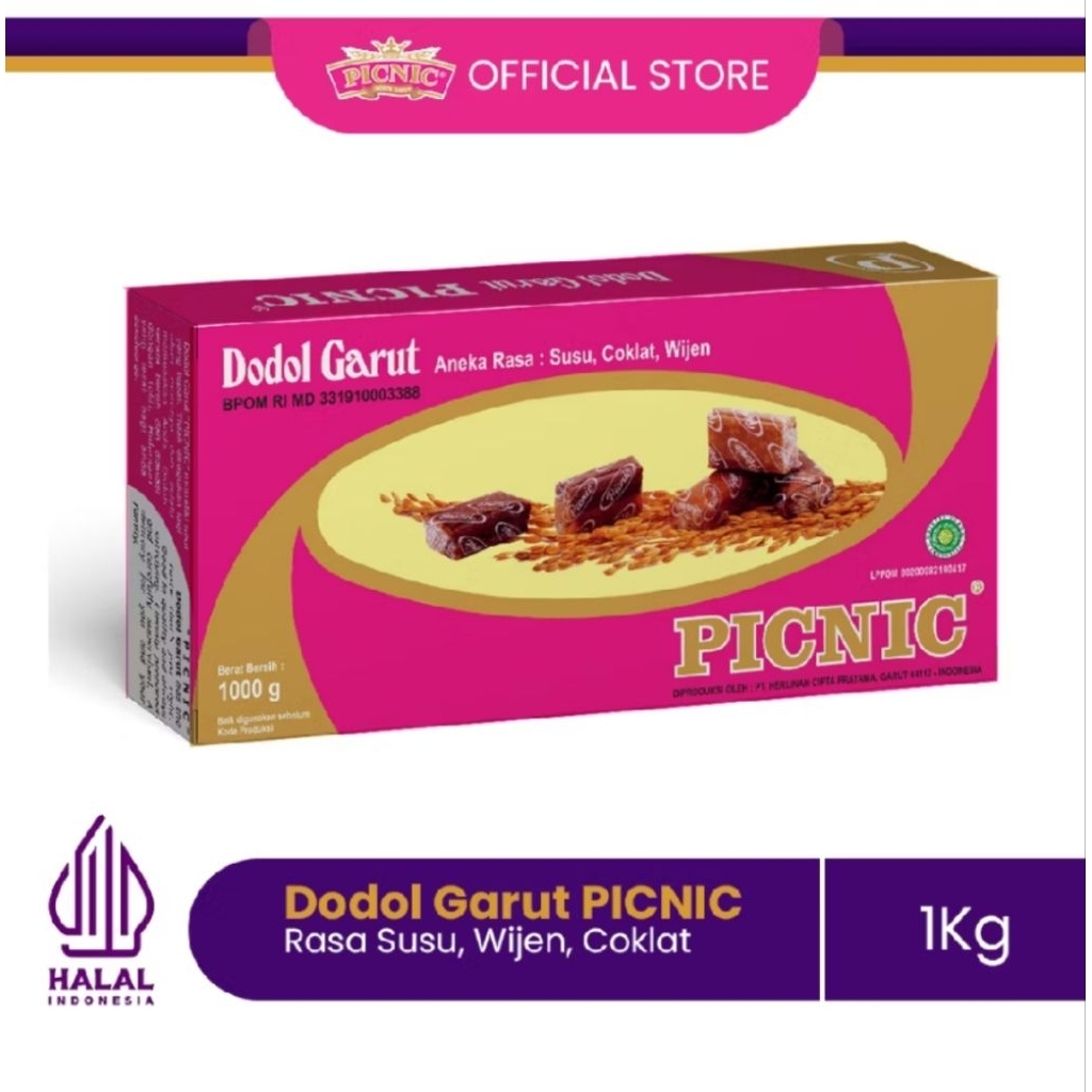 Dodol Garut Picnic Classic 1kg