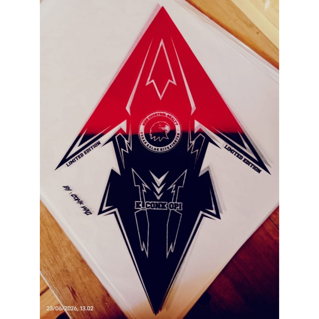 kertas sablon layangan
