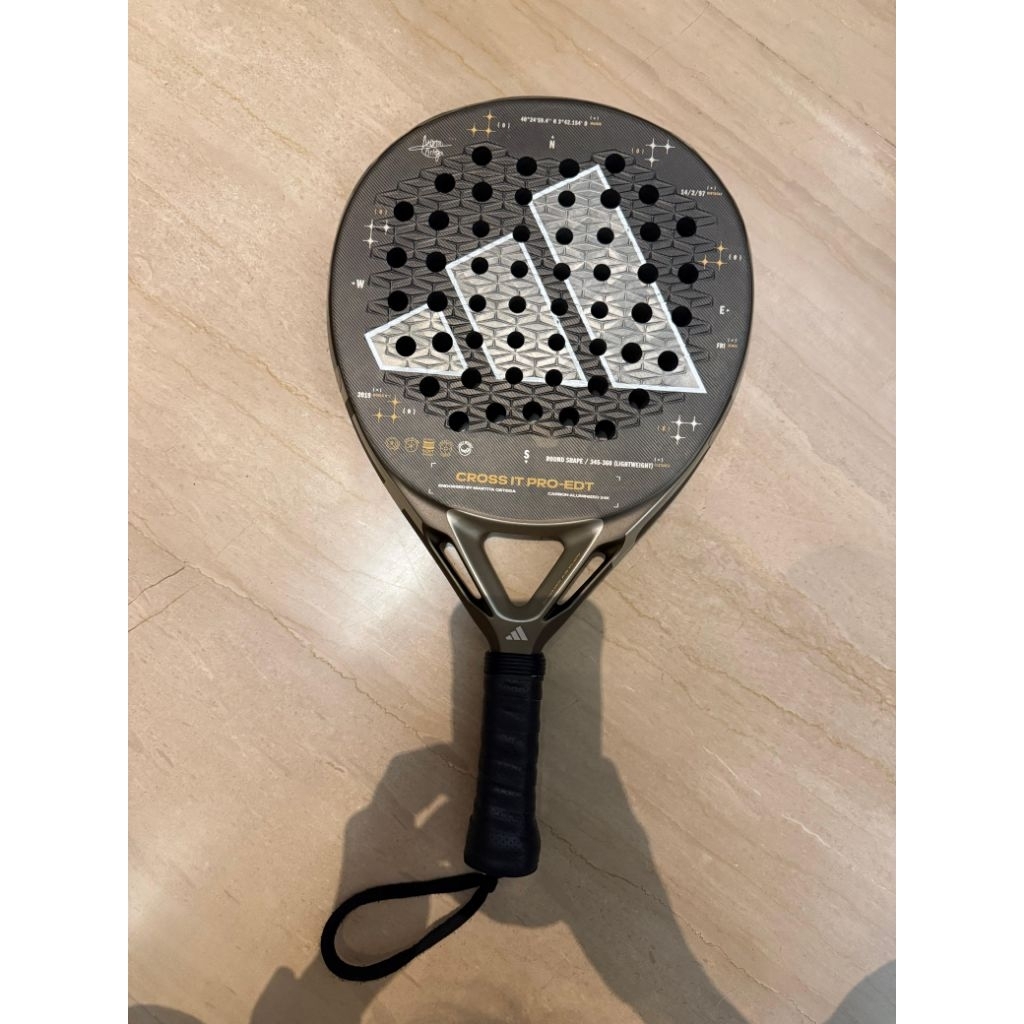 Racket Padel Adidas Cross It Pro-EDT 2025 Black / Hitam Second - Like New Raket 95%