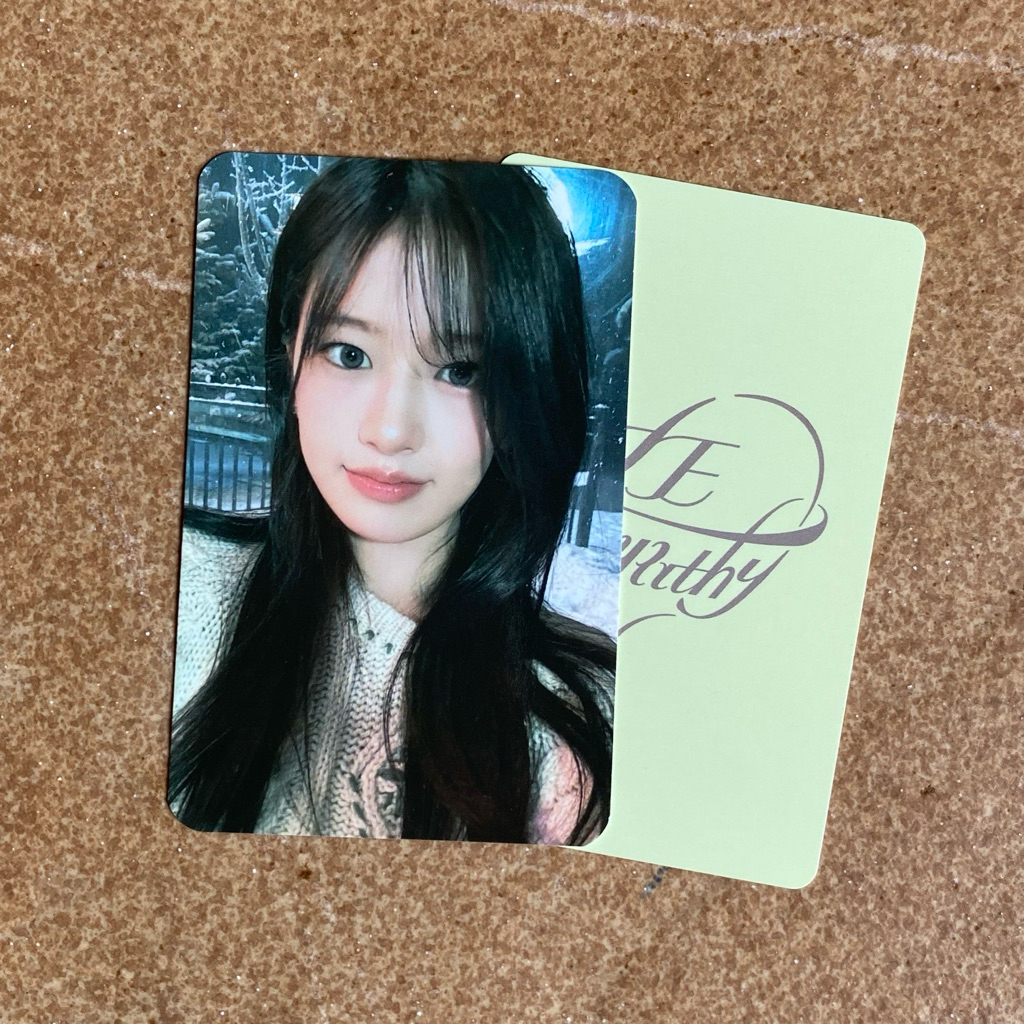 yujin ive photocard official lucky dram soundwave ldsw empathy