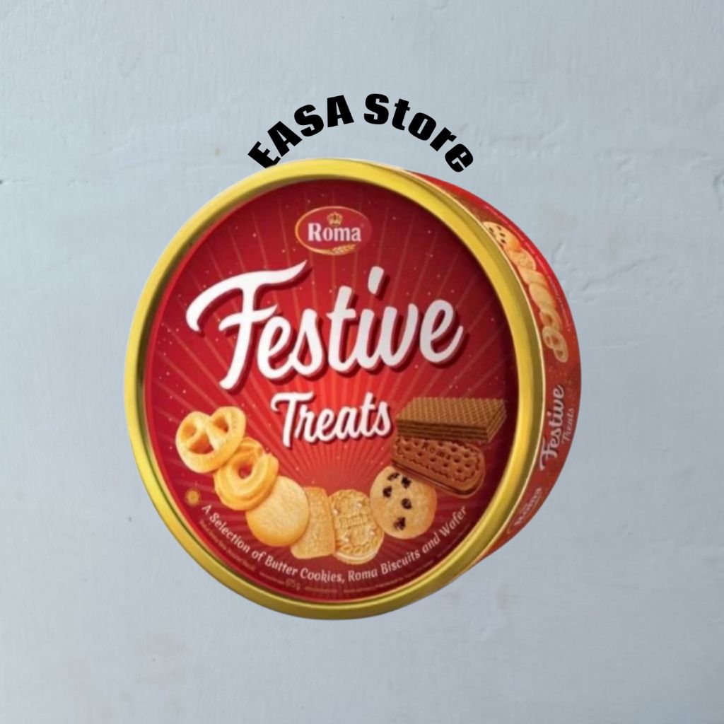 Festive Treats Roma Aneka Rasa Hatari Kotak Regal Marie Special Roti Kaleng Parcel Lebaran