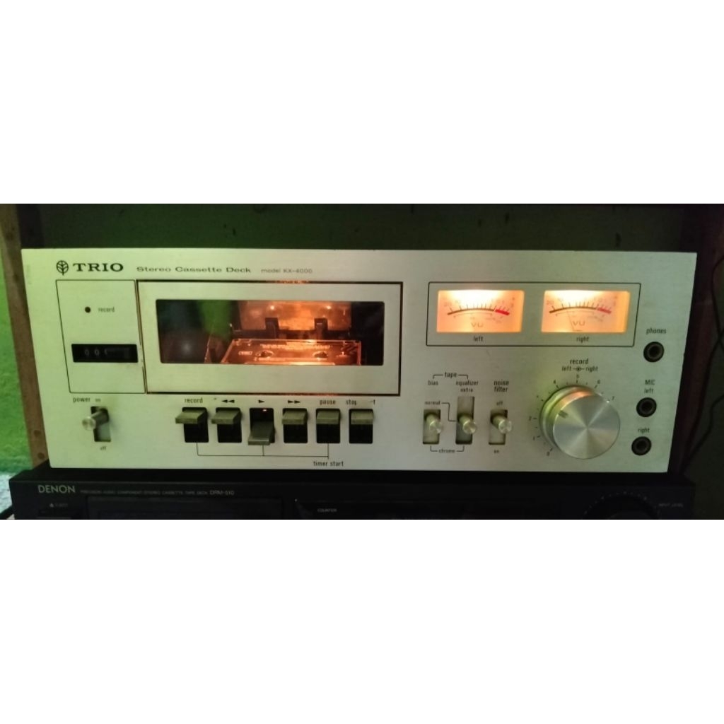 Tape Deck Merk Trio (Kenwood) KX-4000