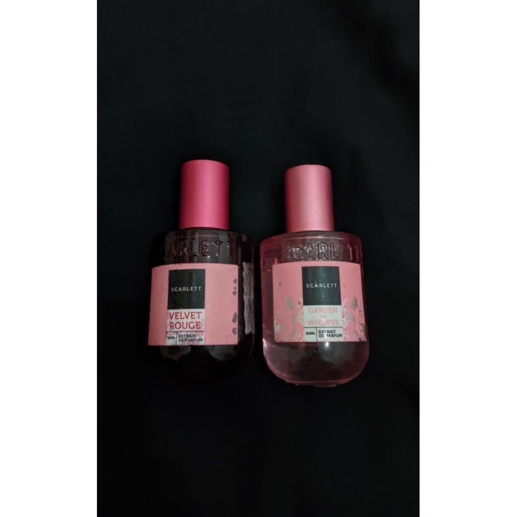 2pcs parfum scarlett embos rijek kemasan repack