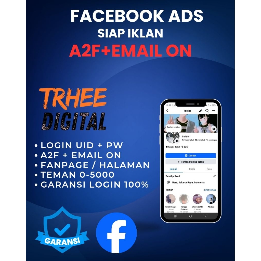 Jual FB Ads Old Rawatan | Kuat Full Akses