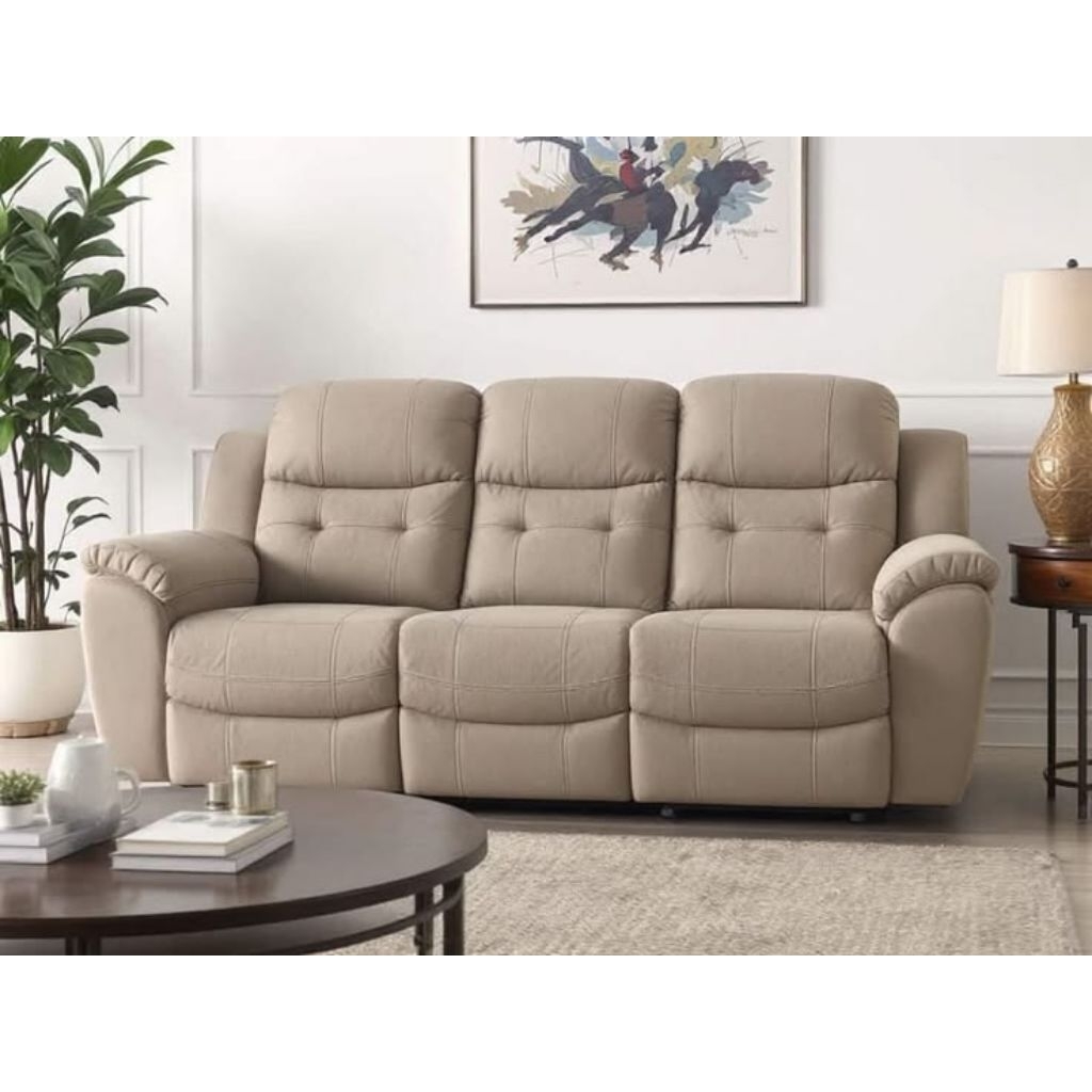 SOFA RECLINER 3 SEATER KULIT PREMIUM by MATA' FURNITURE