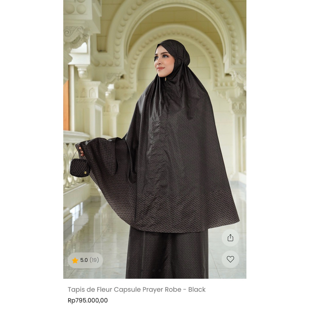 tapis de fleur capsule prayer robe