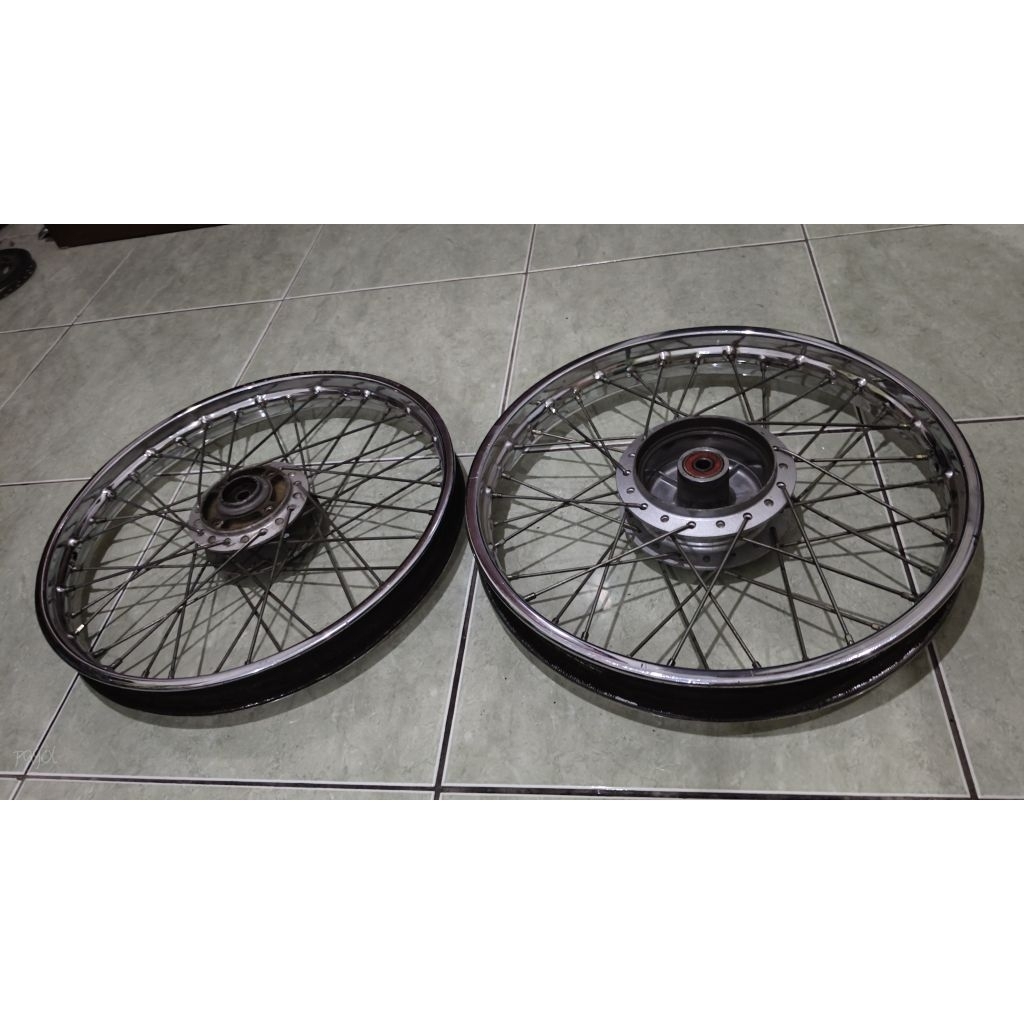 velg karisma/supra 125 old, velg jari jari original copotan, DID