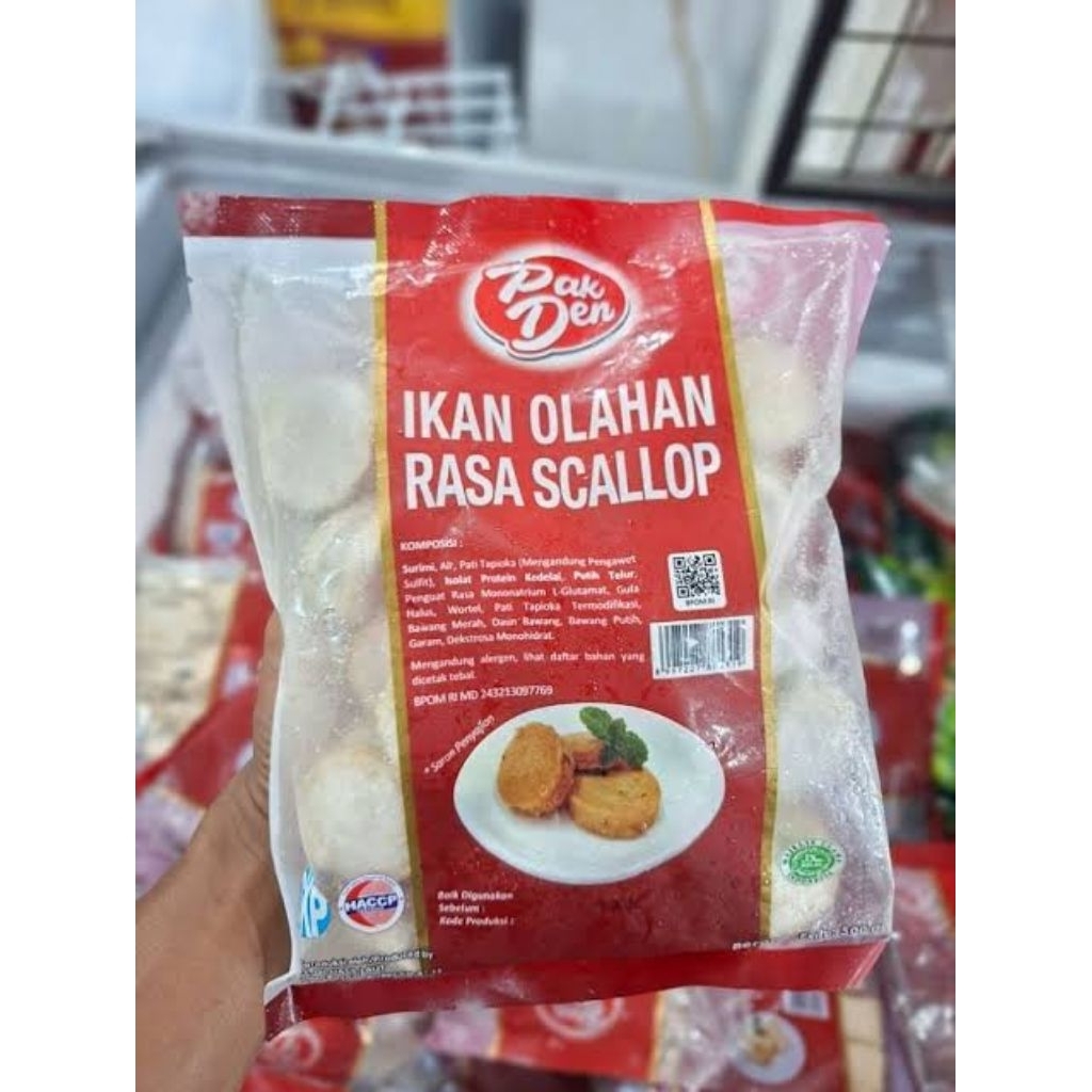 PAK DEN SCALLOP 500 GR