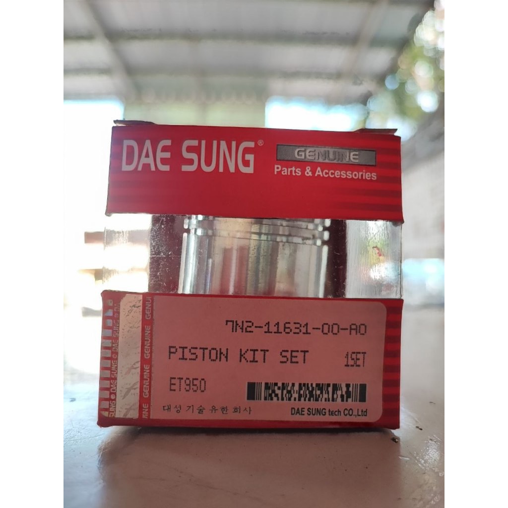 Piston Kit Set / Seher Genset 2 Tak (ET950) 45mm Daesung (SUDAH KOMPLIT DENGAN RING, PIN, KIP)