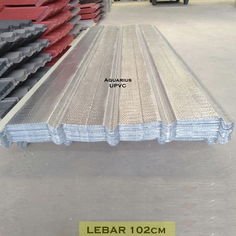 Atap Spandek Spandeck Peredam Panas Bubble Foil Laminasi Laminating Galvalume Galvalum Gudang Rumah 