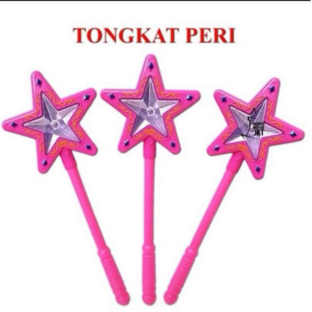 Mainan anak tongkat peri bisa nyala