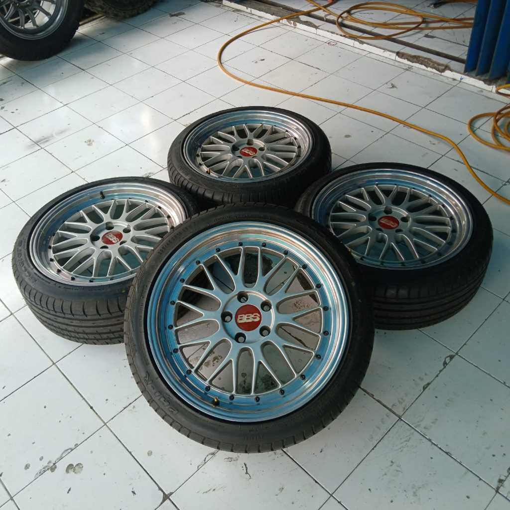 Velg Mobil Second Racing BBS LM R19 Lebar 8,5 Lubang 5 Ban 225 45 Ring 19