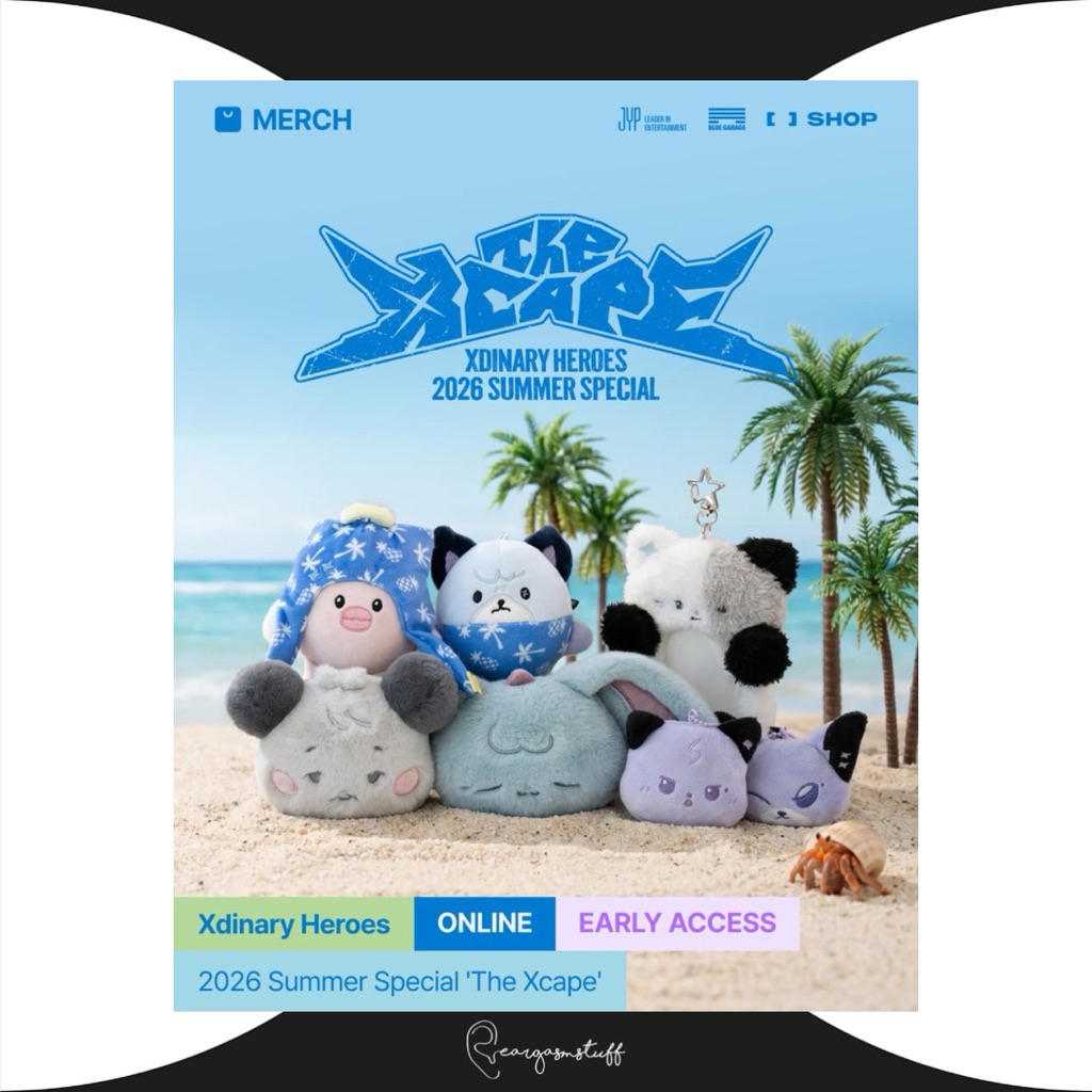 (BACA DESKRIPSI) PRE ORDER XDINARY HEROES 2026 SUMMER SPECIAL THE XCAPE OFFICIAL MERCHANDSIE / MERCH
