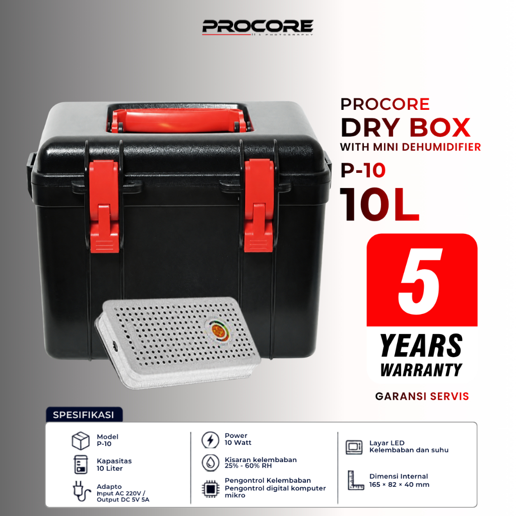 Dry Box Dry Cabinet Procore P-10 Dry Box Kamera 10 Liter