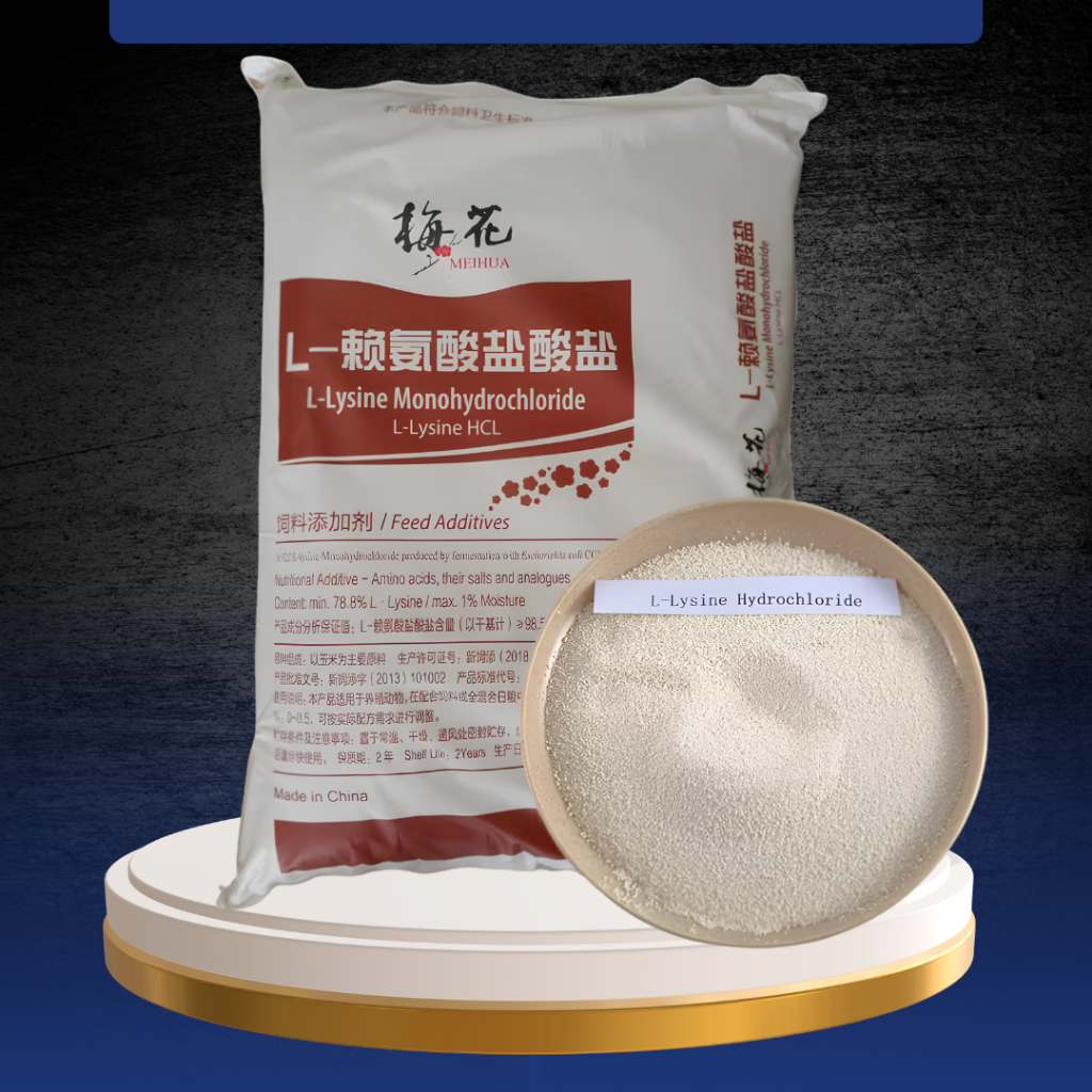 LYSINE 25 KG 1 SAK MEIHUA - Suplemen Meningkatkan Kekebalan & Bobot Untuk Ternak.