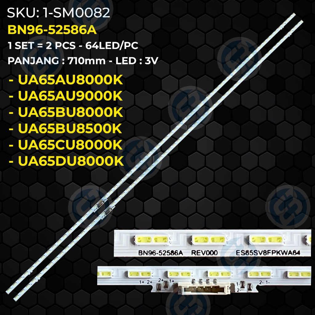 Backlight TV SAMSUNG 65 Inch UA65AU8000K UA65BU8000K UA65AU9000K UA65CU8000K UA65DU8000K BN96-52586A