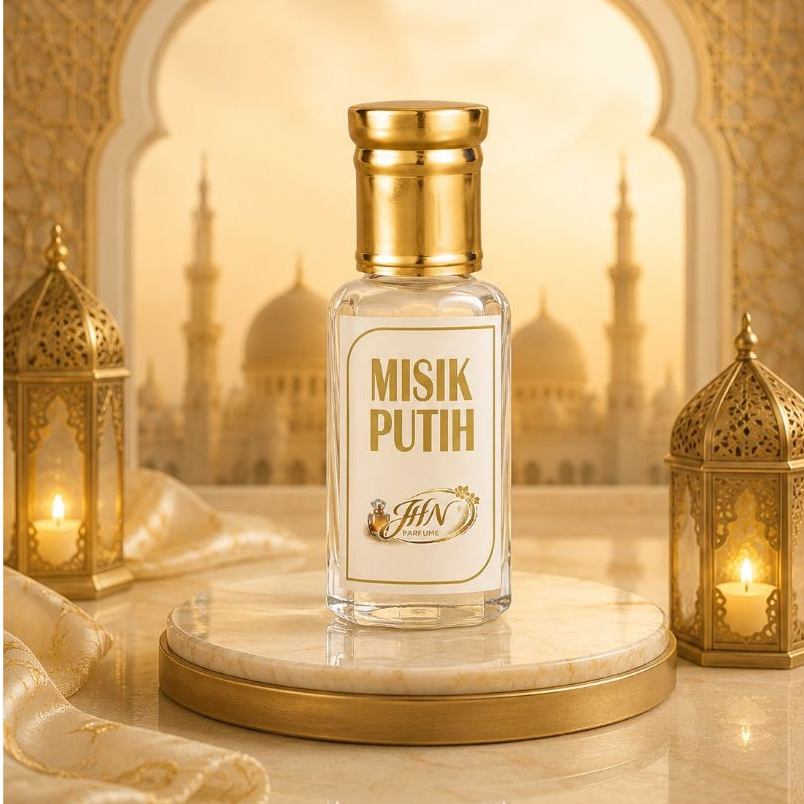 Misik Putih Ful 12ml Tanpa Campuran Alkohol