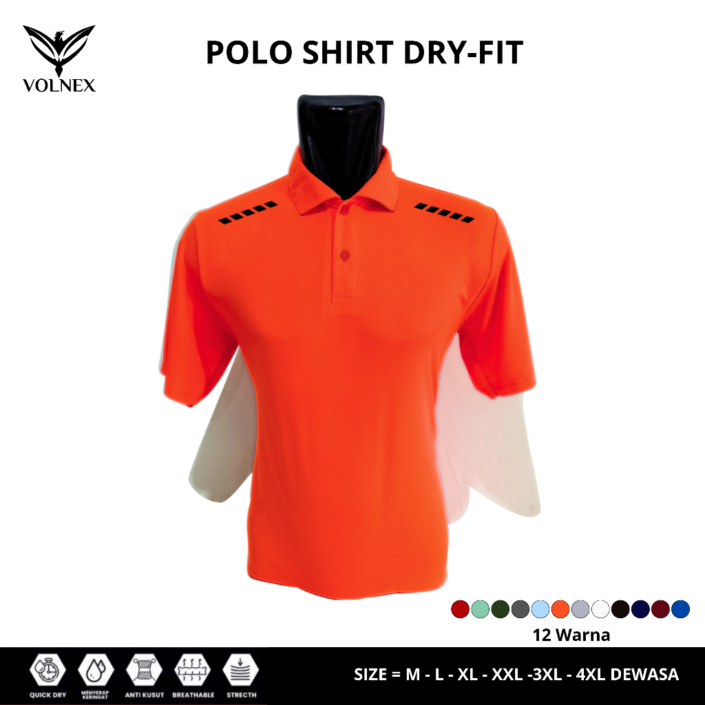 Kaos atasan Polo pria dewasa berkerah Olahraga Lengan Pendek kaos polo shirt Golf,Badminton PL013