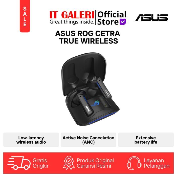 ASUS ROG Cetra True Wireless - Black/White [90YH03G1-B5UA00 | 90YH03X1-B5UA00] - Black