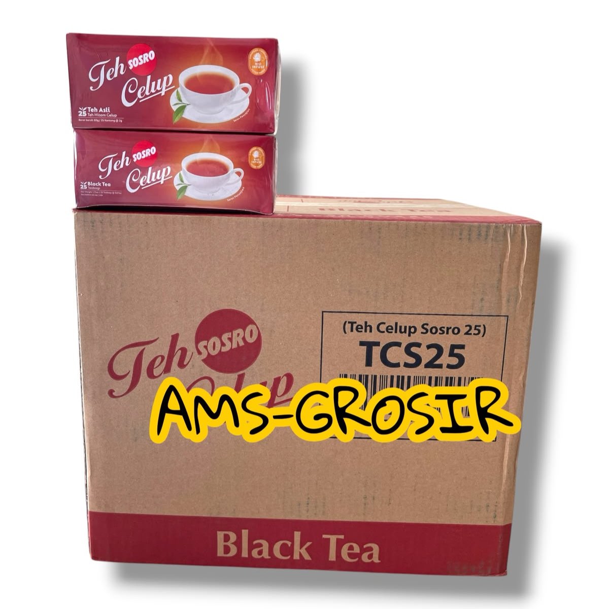 TEH CELUP SOSRO 25S DUS ( 50 BOX )