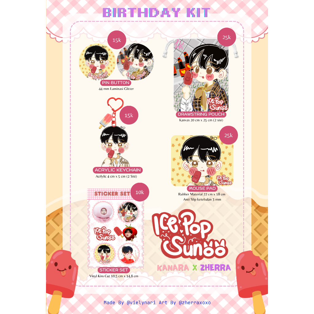 Ice PopSunoo Birthday Kit
