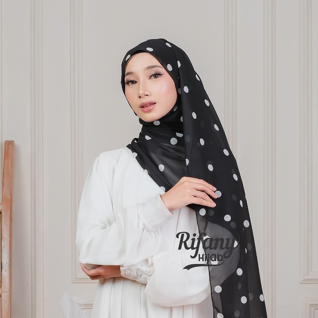 Rifany hijab PASHMINA POLKADOT  PREMIUM