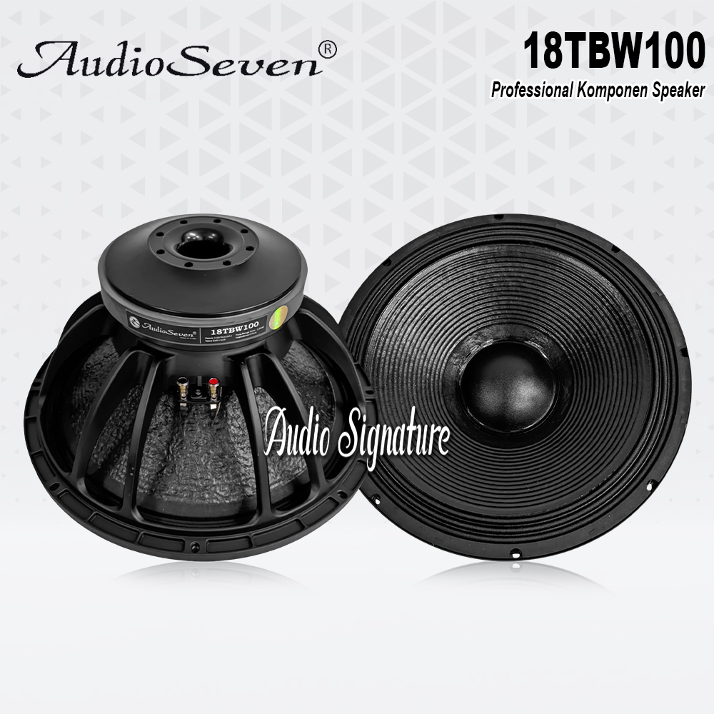 Komponen Speaker 18 Inch AUDIO SEVEN 18TBW100 | 18 TBW 100 Magnet 3cm Original