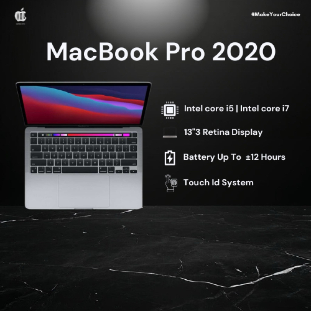 MacBook Pro 13” 2020 Intel Core i5 | 16 | 256 - 512 GB