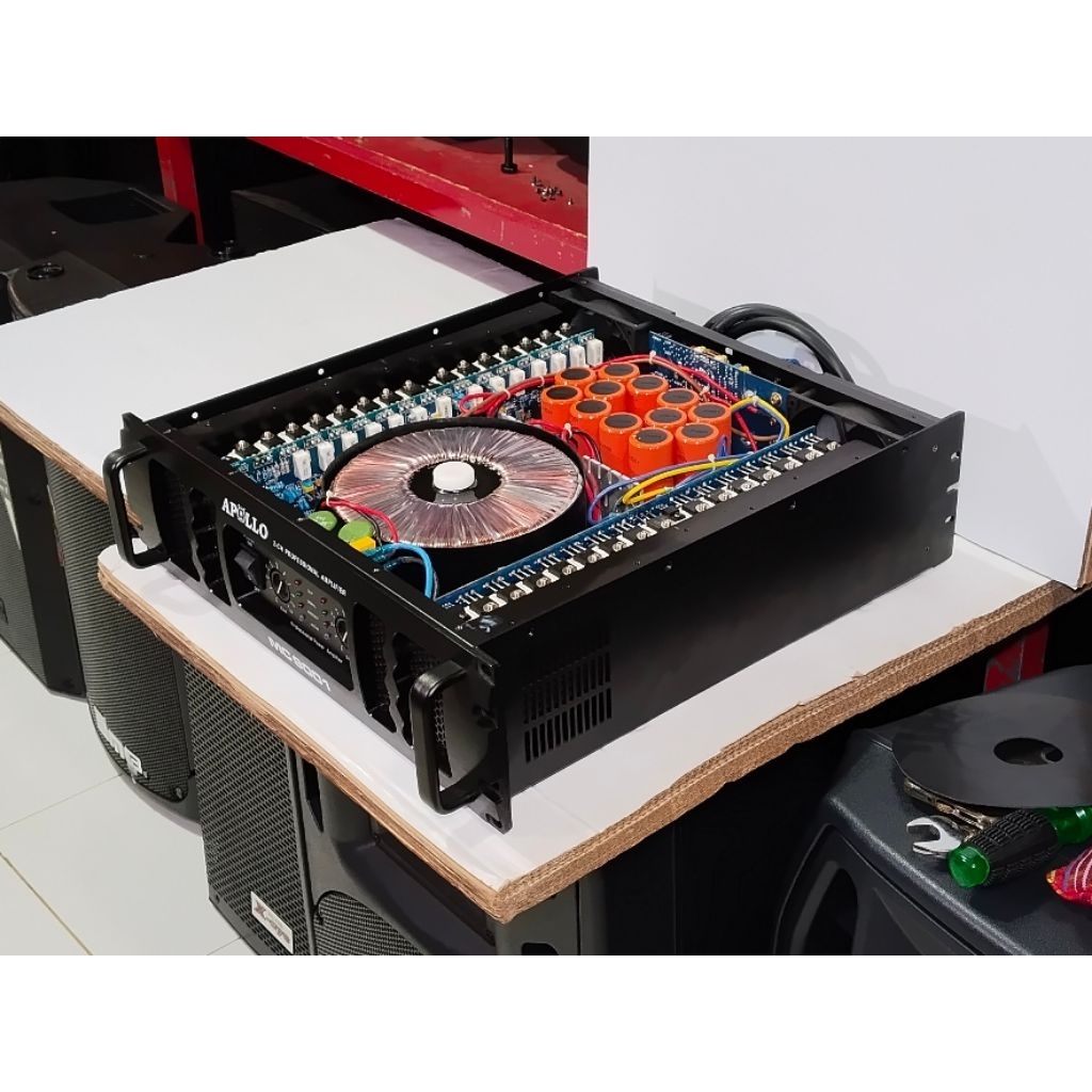 Power Amplifier / Apollo MC9001 / Kelas H / 2 Channel / APL MC 9001 2CH 2 Chanel – 2500W
