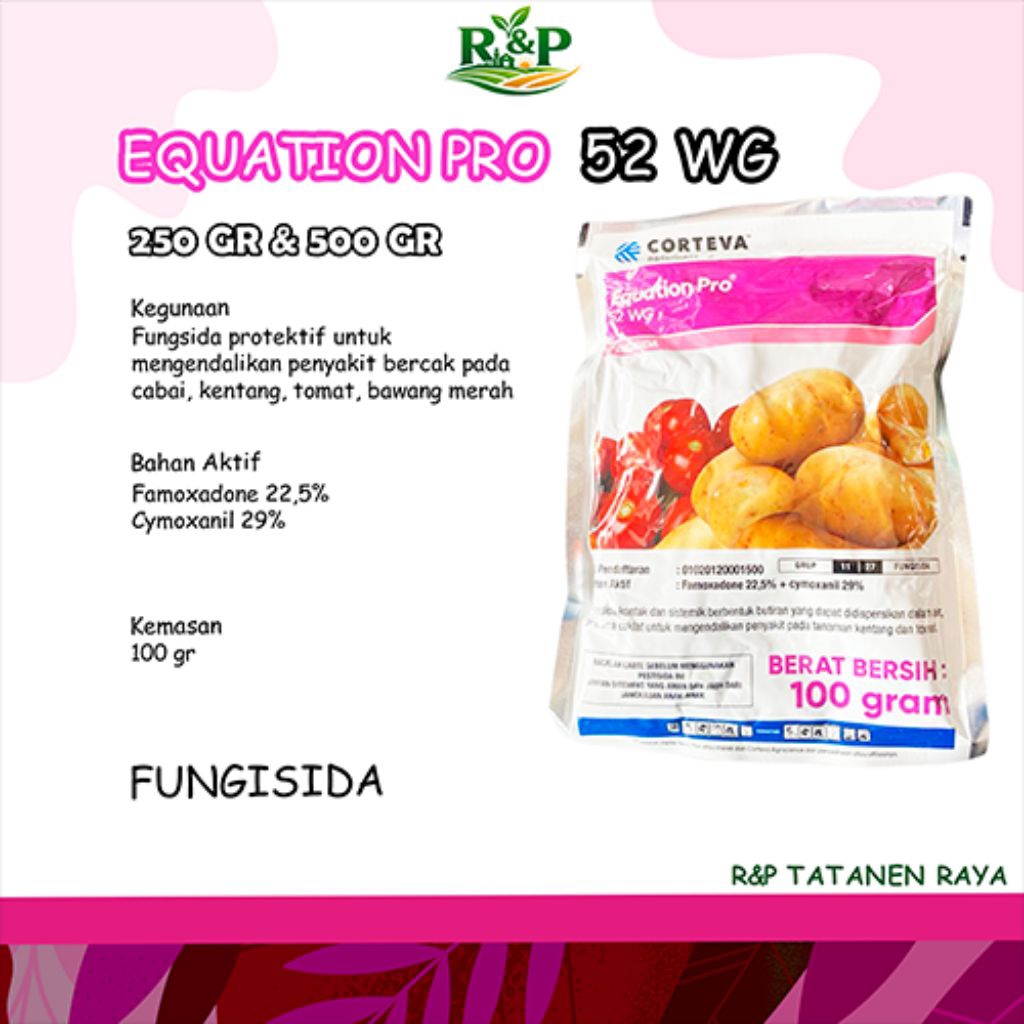 Fungisida Equation Pro 52 WG 100 Gr