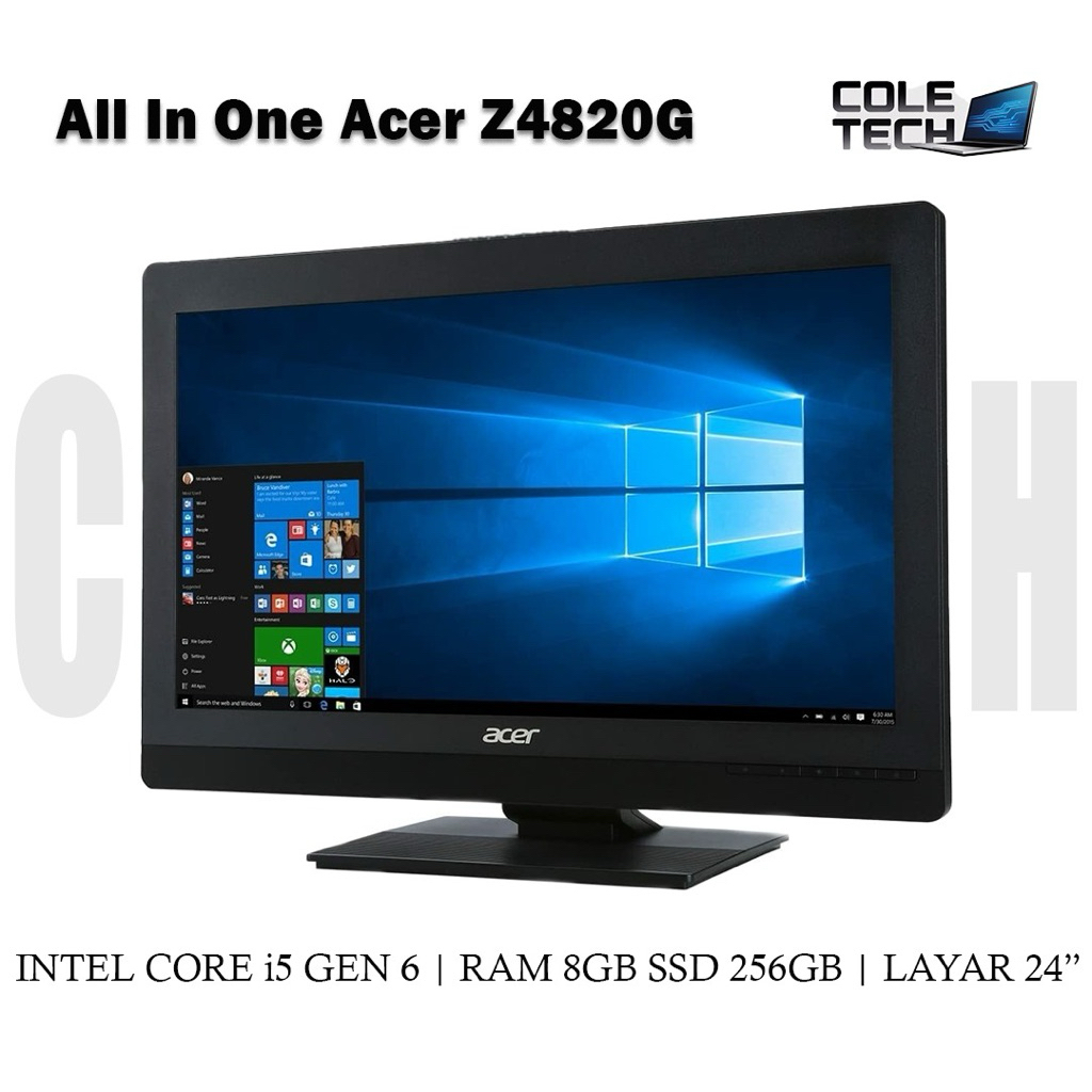 All In One Acer Veriton Z4820G Core i5 Gen 6 Ram 8gb Ssd 2256gb