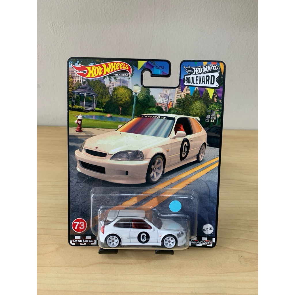 hot wheels boulevard 99 honda civic type r (ek9) putih