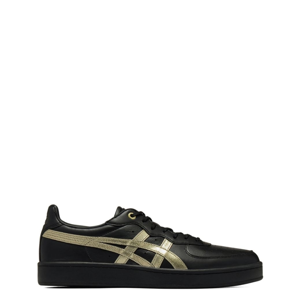 Onitsuka Tiger GSM SD Casual Black Pure Gold Unisex Shoes Original