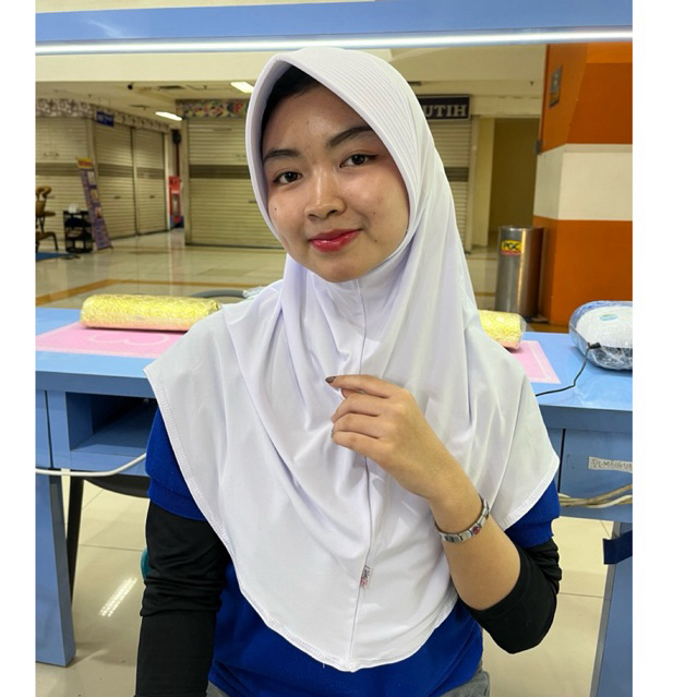 Dasya Original. Bergo Sekolah Dasya L , Bergo Sekolah Pet Tebal, Bergo Sekolah Premium
