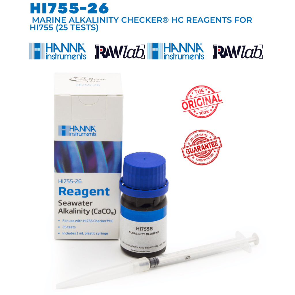HI755-26 Marine Alkalinity Checker HC Reagents for HI755 (25 Tests) Hanna Instruments