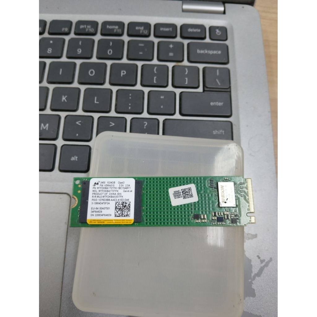 SSD NVME M.2 Micron 2450 Gen4 1TB