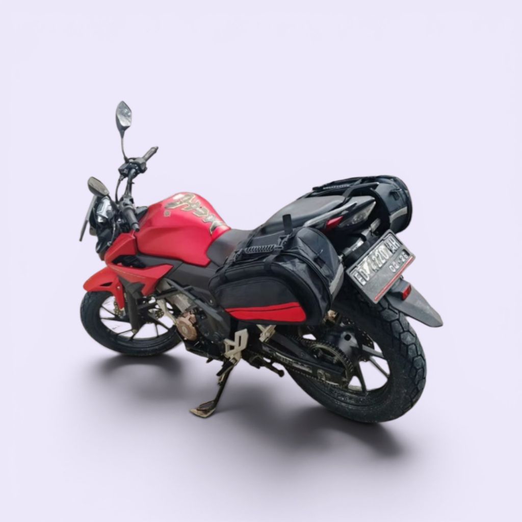 tas samping motor sidebag touring harian tas samping motor oval