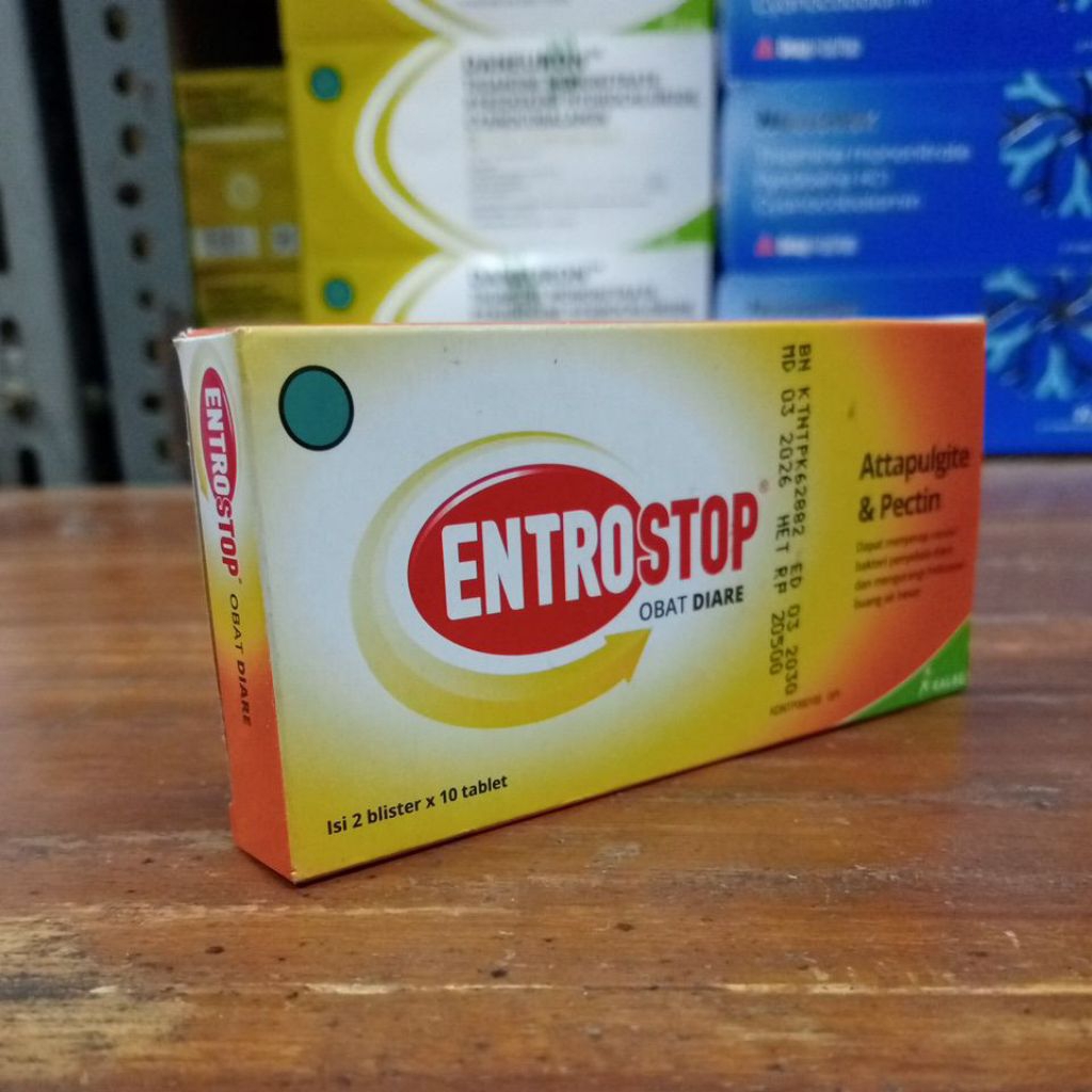 Entrostop tablet 1 kotak isi 2 blister