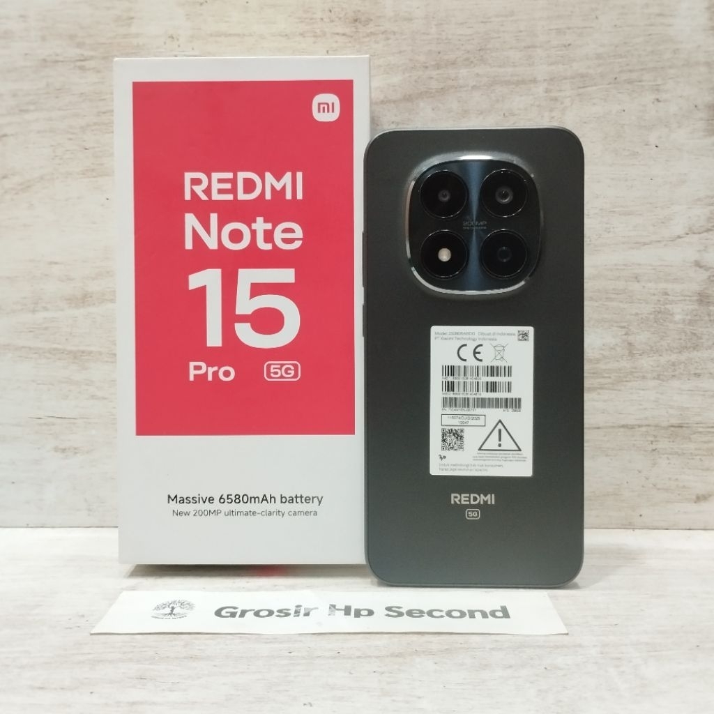 REDMI NOTE 15 PRO 5G 8/256GB HP SECOND FULLSET