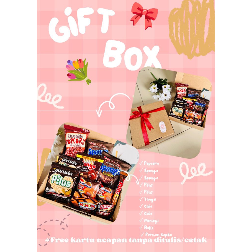 gift box makanan hadiah wisuda kado ulang tahun gift box snack hampers ulangtahun