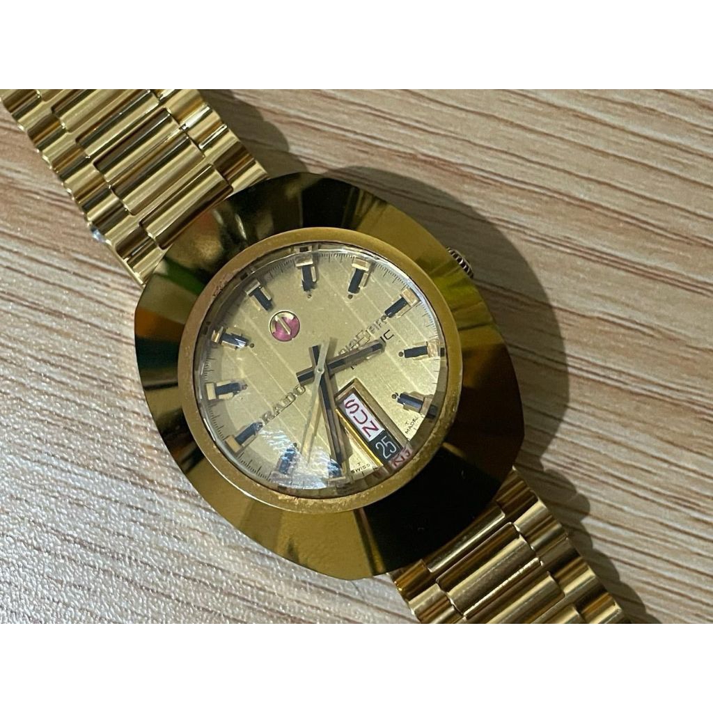 Jam Antik Rado DIASTAR GOLD ORIGINAL Thn 70 an