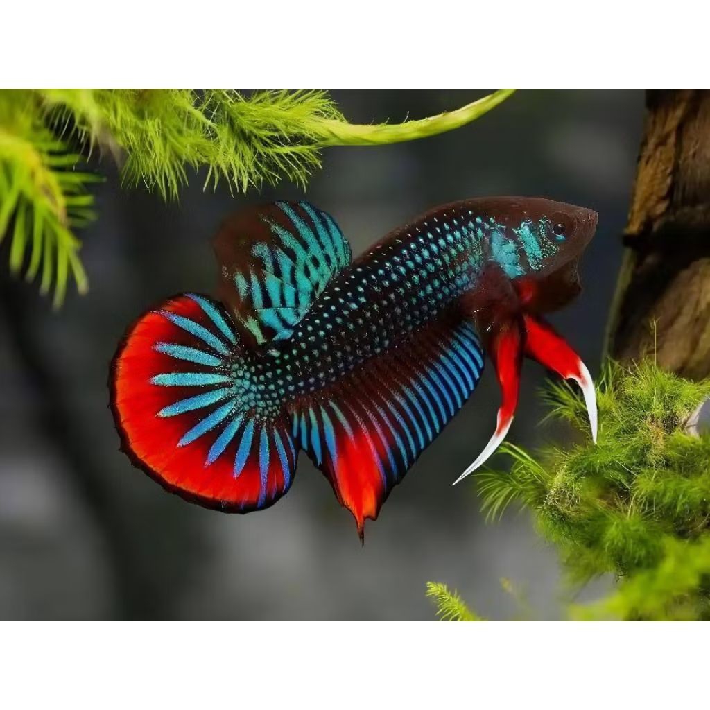 HIASAN AQUARIUM CUPANG IMBELIS / WILD BETTA 100% GARANSI