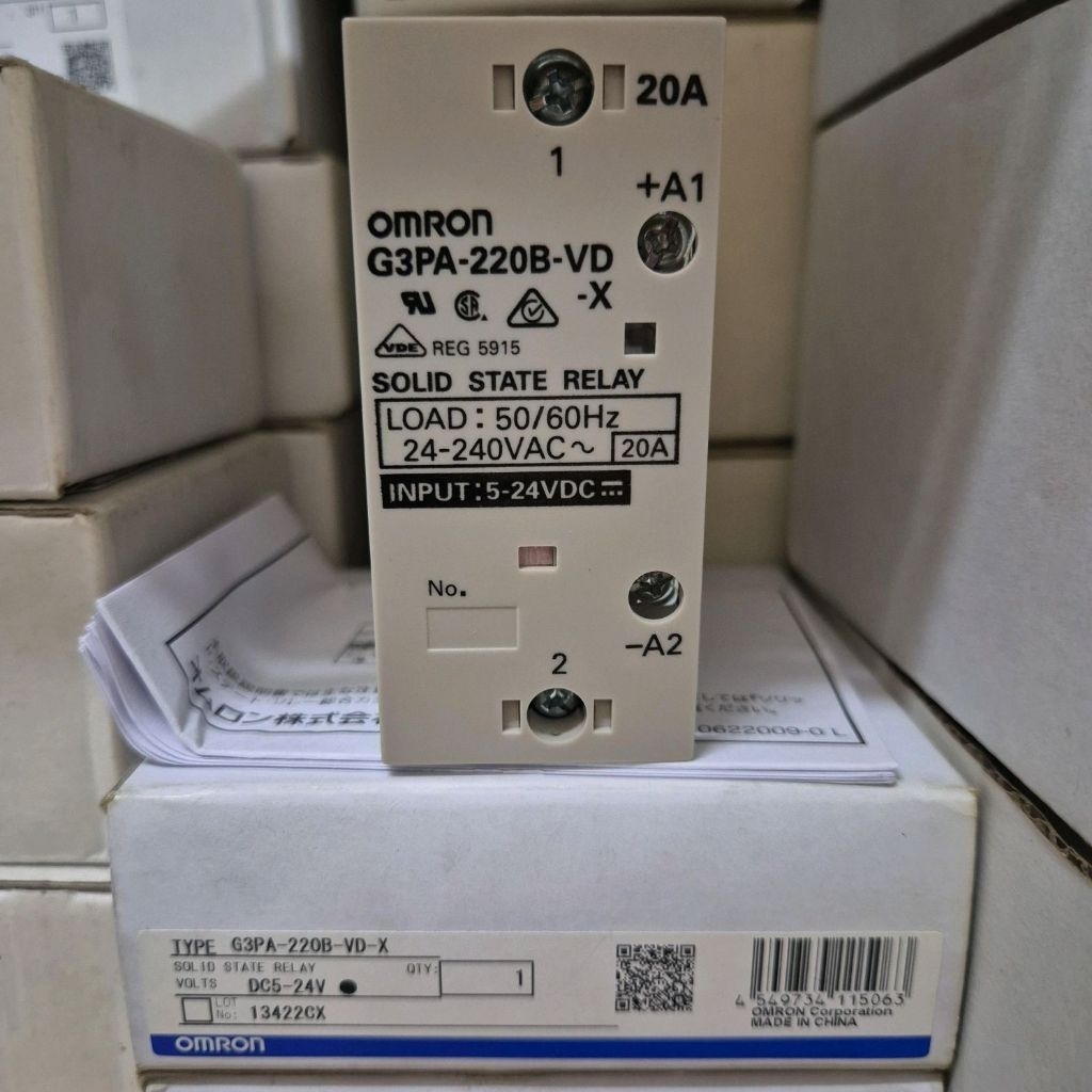 Ssr Omron G3PA-220B-VD-X 20A Original