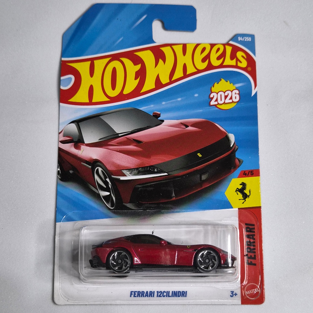 HOT WHEELS FERRARI 12CILLINDRI RED