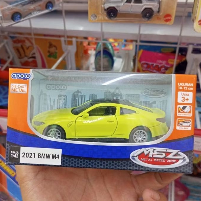 DIECAST SKALA 1:42 BMW M4 APOLO MSZ